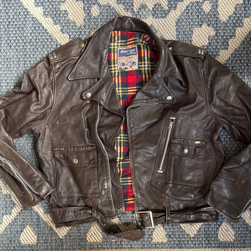 LAST CHANCE* Vintage Brimaco Brown Leather Jacket
